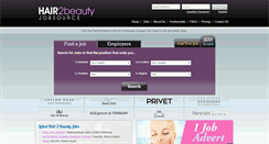 Desktop Screenshot of hair2beautyjobsource.com