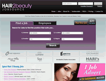 Tablet Screenshot of hair2beautyjobsource.com